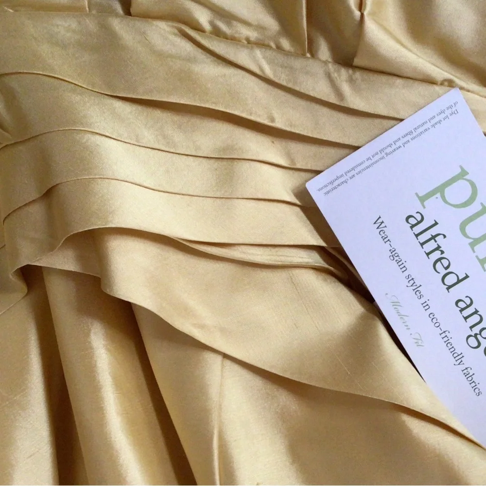 Alfred Angelo Silk Dress, Size 8, New - Picture 5 of 8